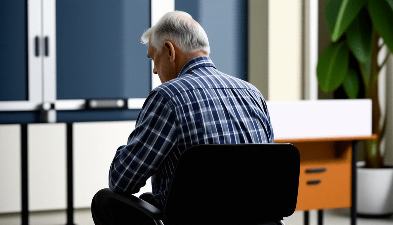 scopri l'errore comune che quasi tutti commettono con la postura da seduti dopo i 50 anni e come correggerlo per migliorare la salute e il benessere.