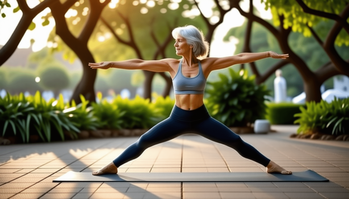 scopri come lo yoga può rafforzare il corpo dopo i 60 anni con una posizione semplice ed efficace, oltre a migliorare la flessibilità.